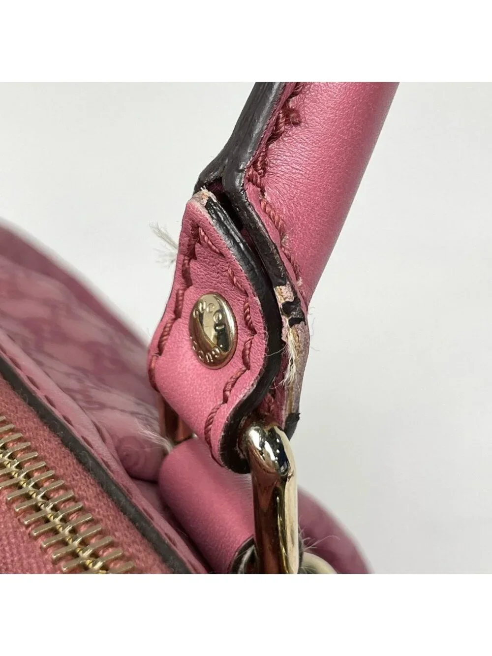 Gucci Handbag Sukey Micro 2-Way Leather Pink